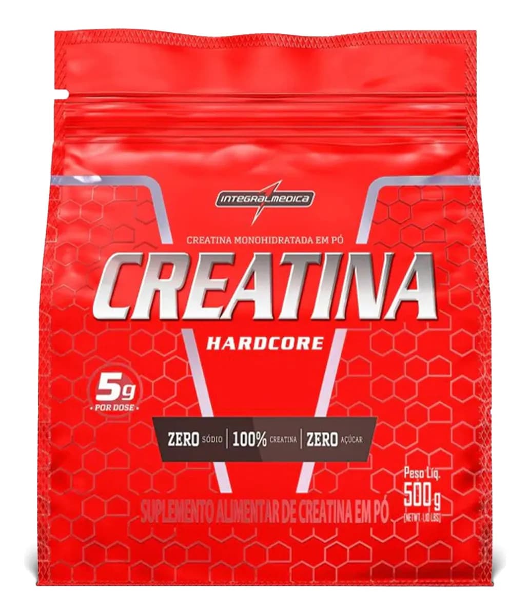 Creatina Integralmédica em pó Sem sabor x 500g