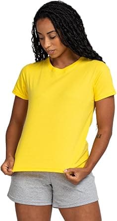 Camiseta Feminina de Algodão Premium Comfort, Universo Básico