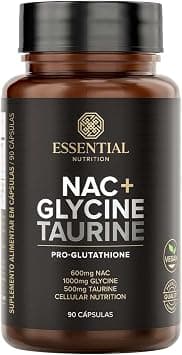 Essential Nutrition NAC + Glycine + Taurine 90 Cápsulas