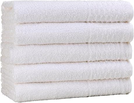 Kit Toalha Hotel/Pousada/Spa - 5 Banho - Profis - Alta Absorção (Branco Off White)